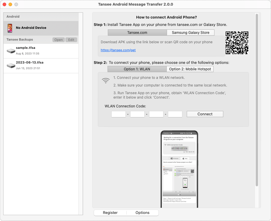 Abra Tansee Android Message Transfer for Mac